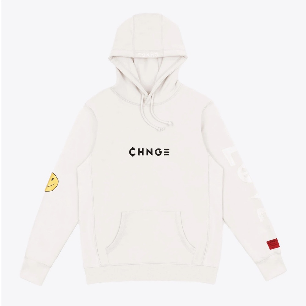 CHNGE Chalk Live Peace Hoodie - size medium